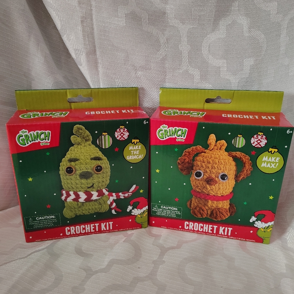 🎄The Grinch & Max Crochet Kits
